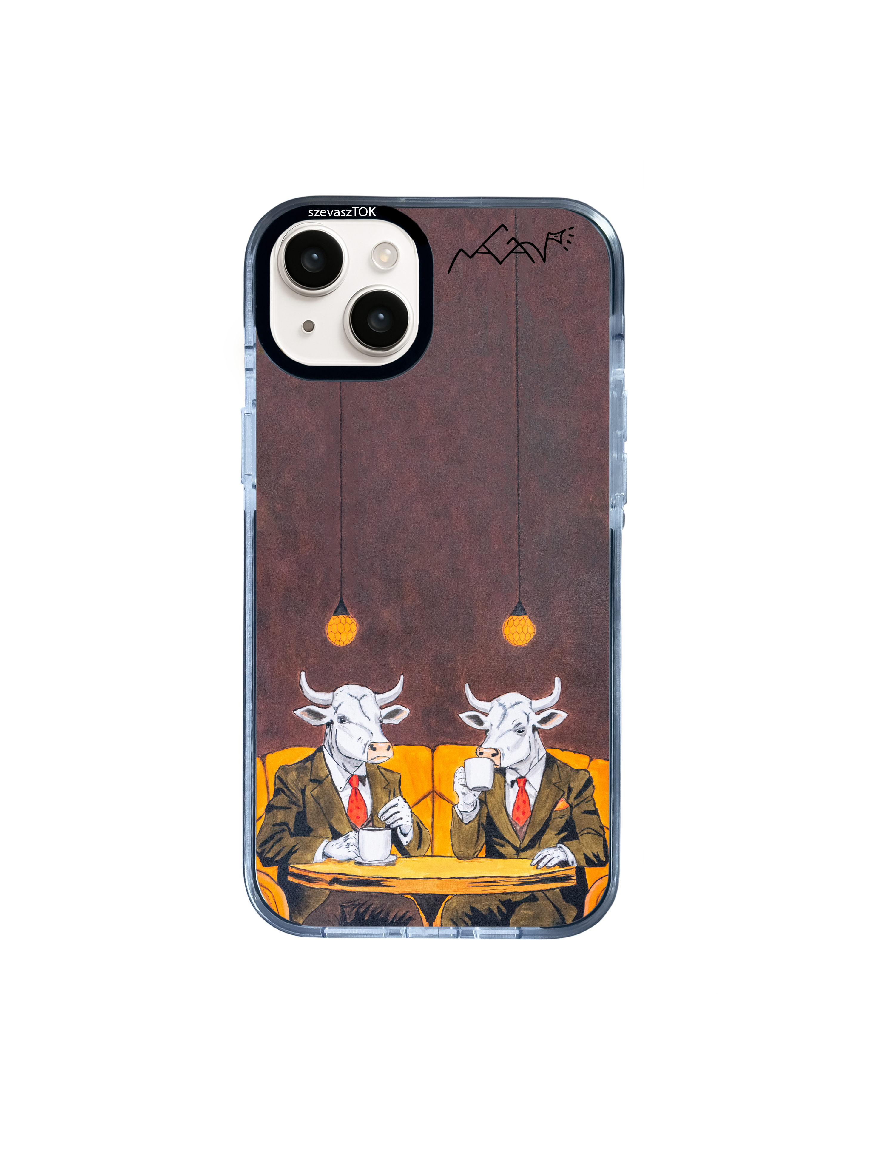 szevaszTOK MagSafe - Kávézó bikák