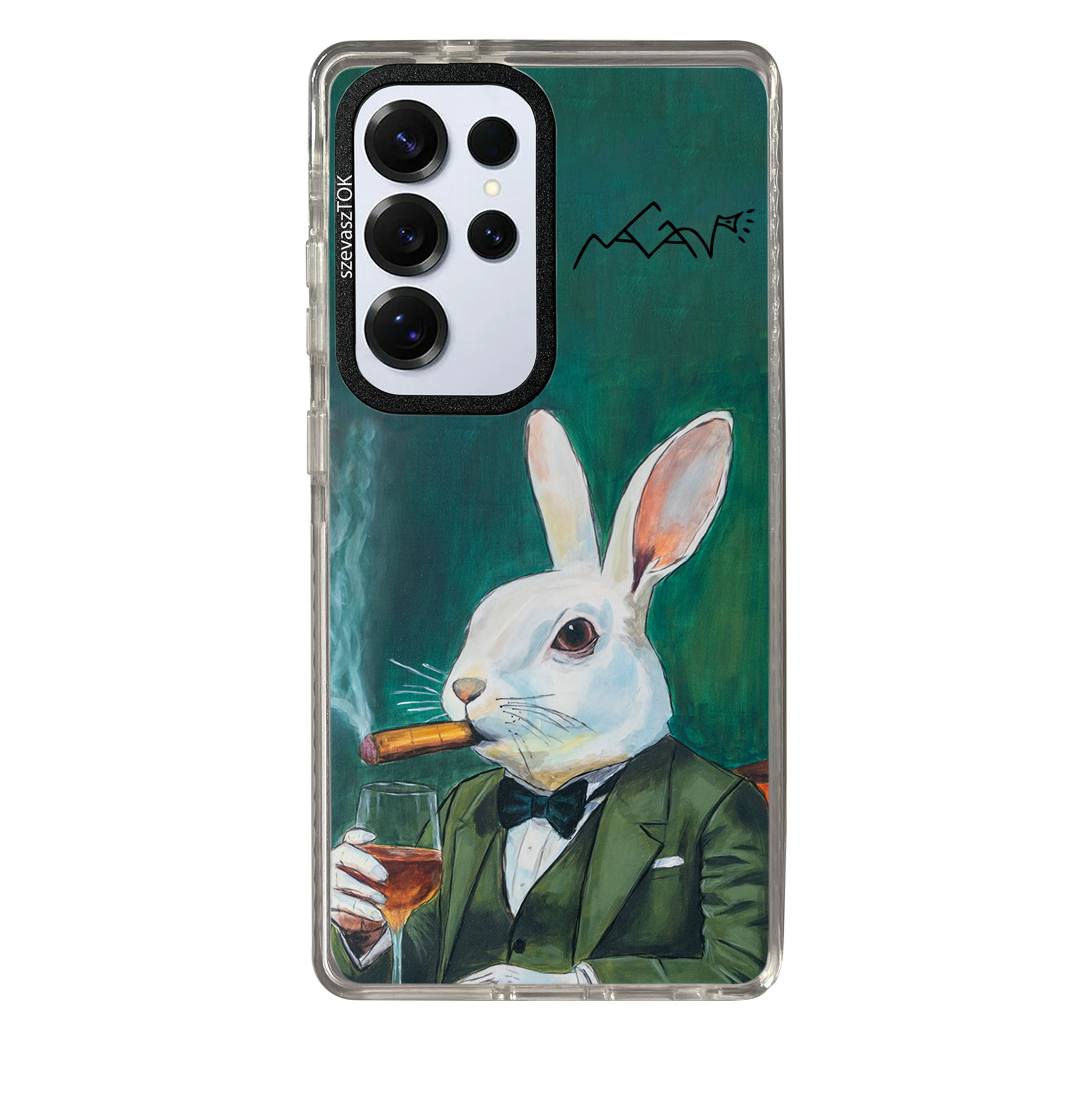 szevaszTOK MagSafe - Fehér nyúl