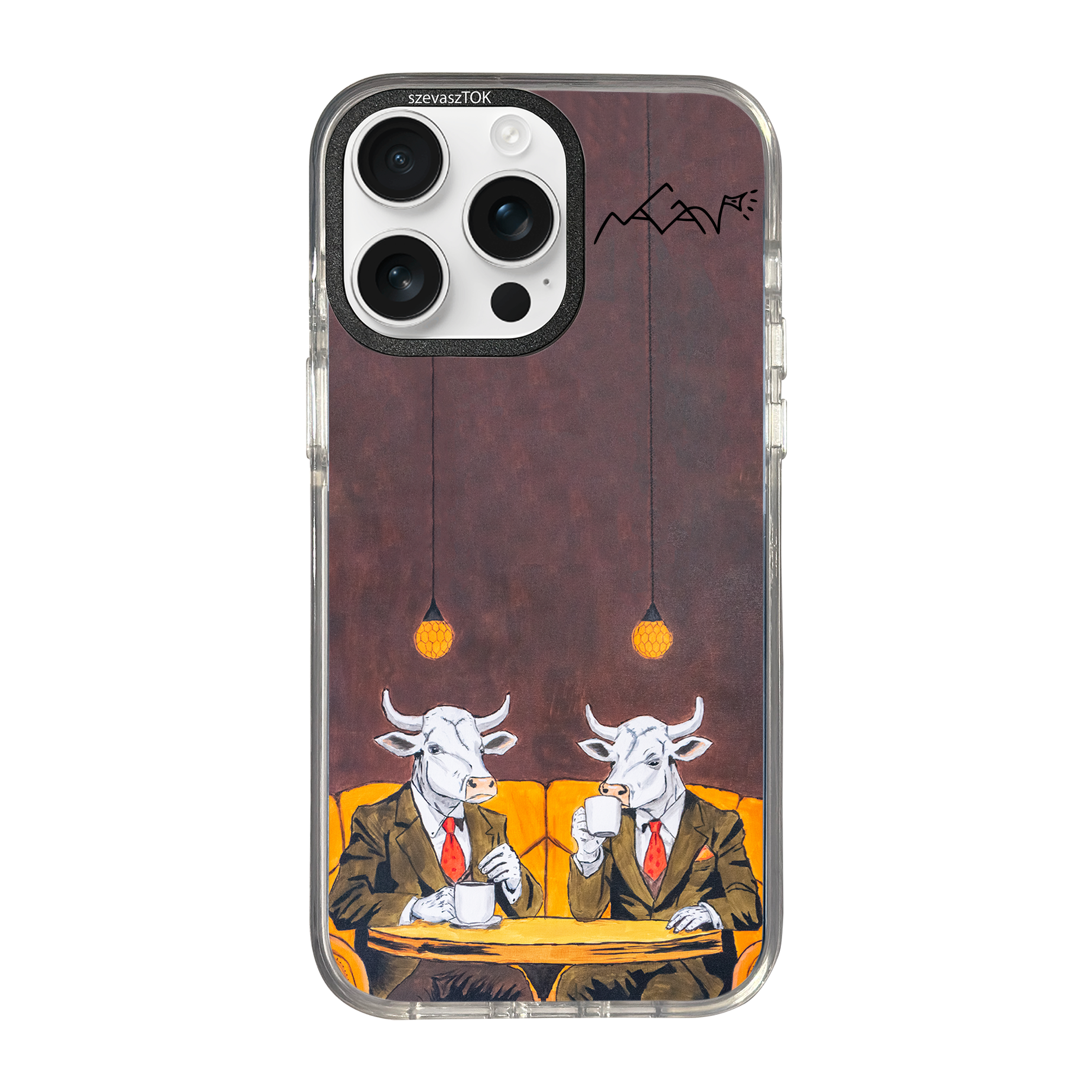 szevaszTOK MagSafe - Kávézó bikák