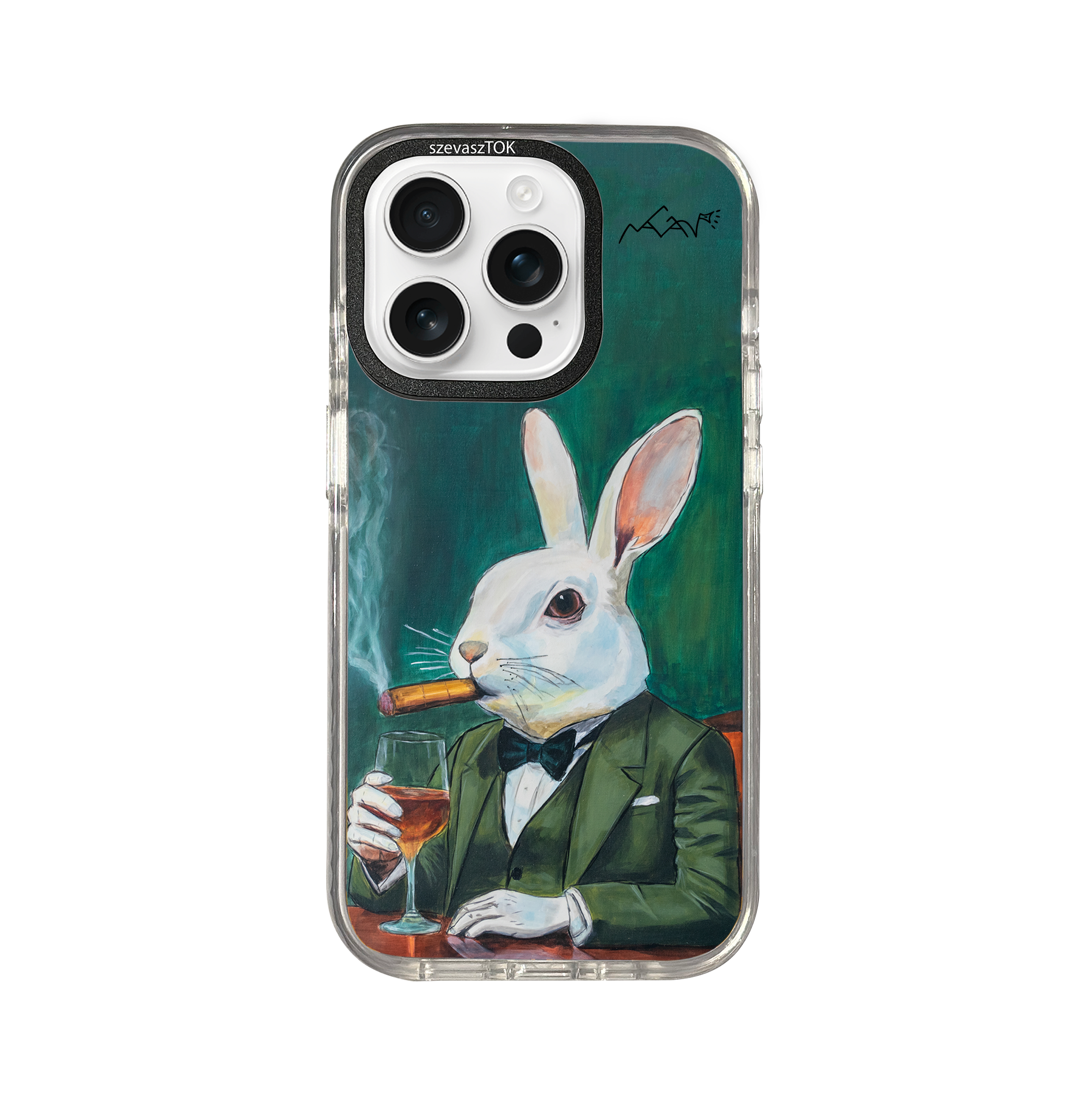 szevaszTOK MagSafe - Fehér nyúl