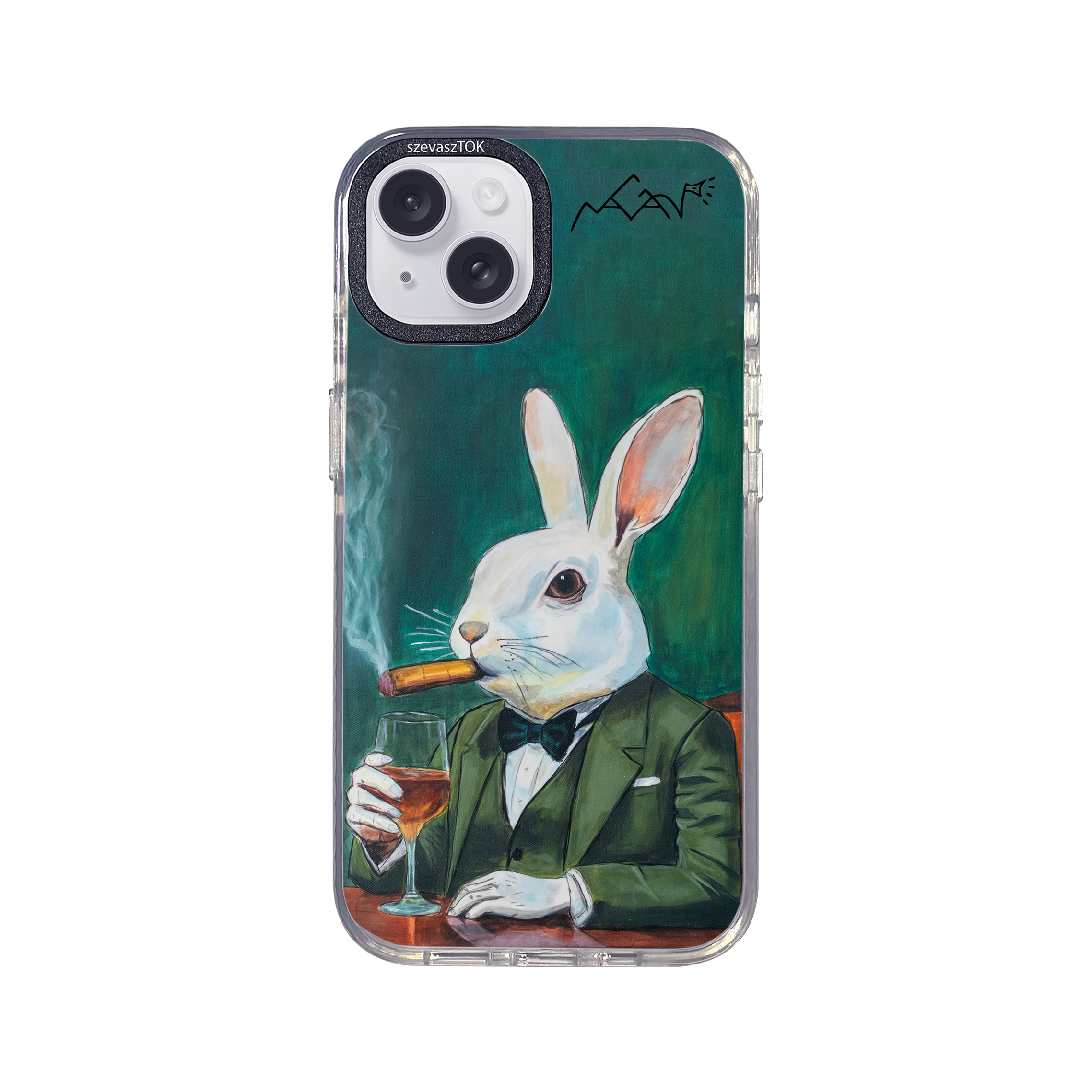 szevaszTOK MagSafe - Fehér nyúl