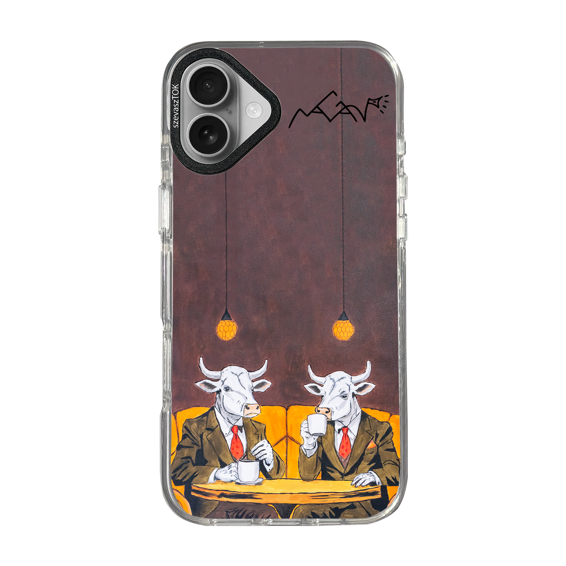 szevaszTOK MagSafe - Kávézó bikák