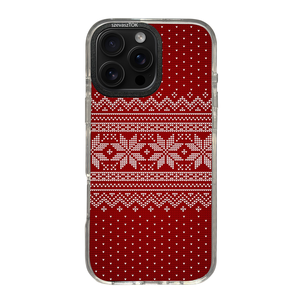 szevaszTOK MagSafe - Csúnya pulcsi Piros Karácsony