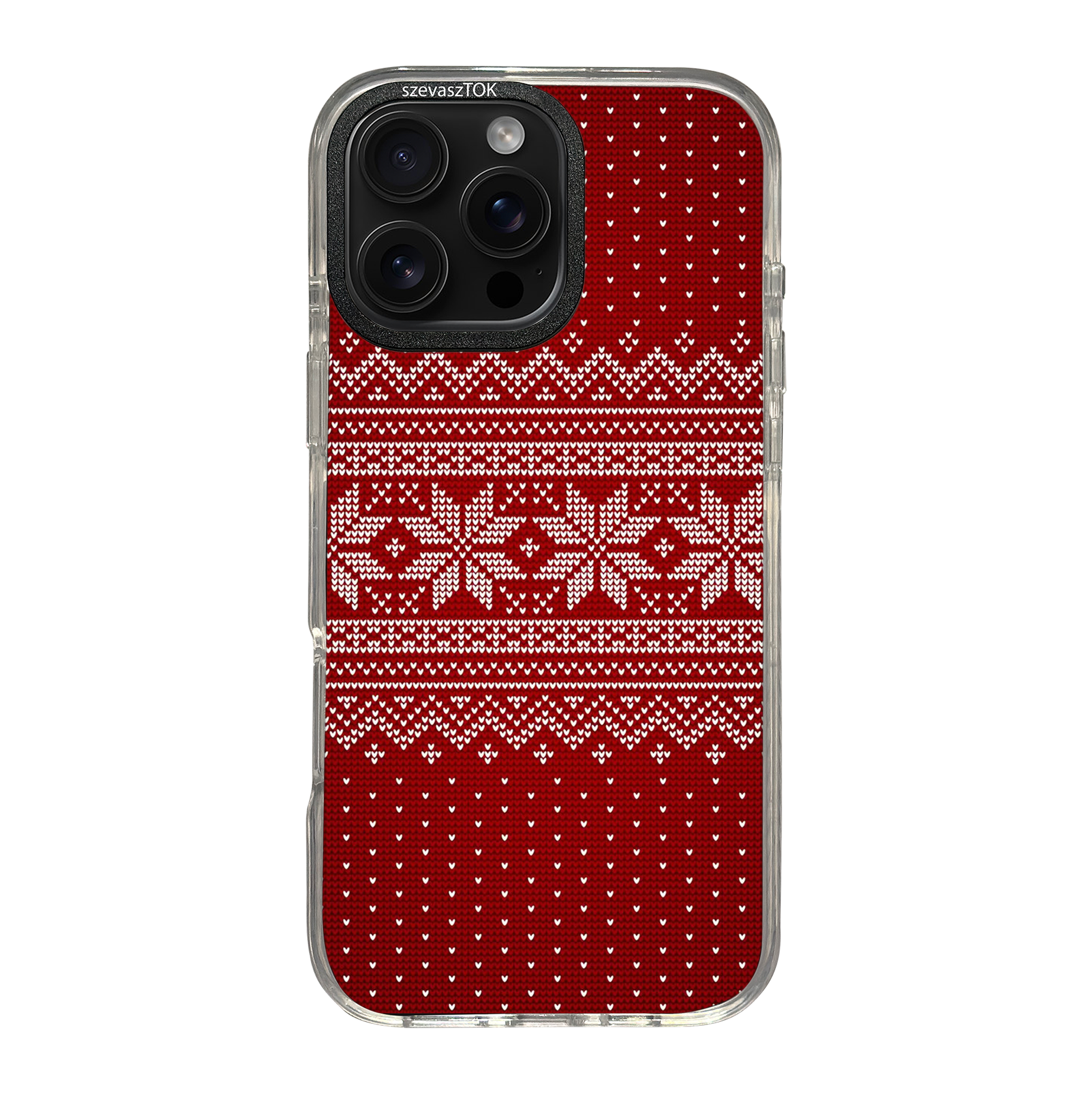 szevaszTOK MagSafe - Csúnya pulcsi Piros Karácsony