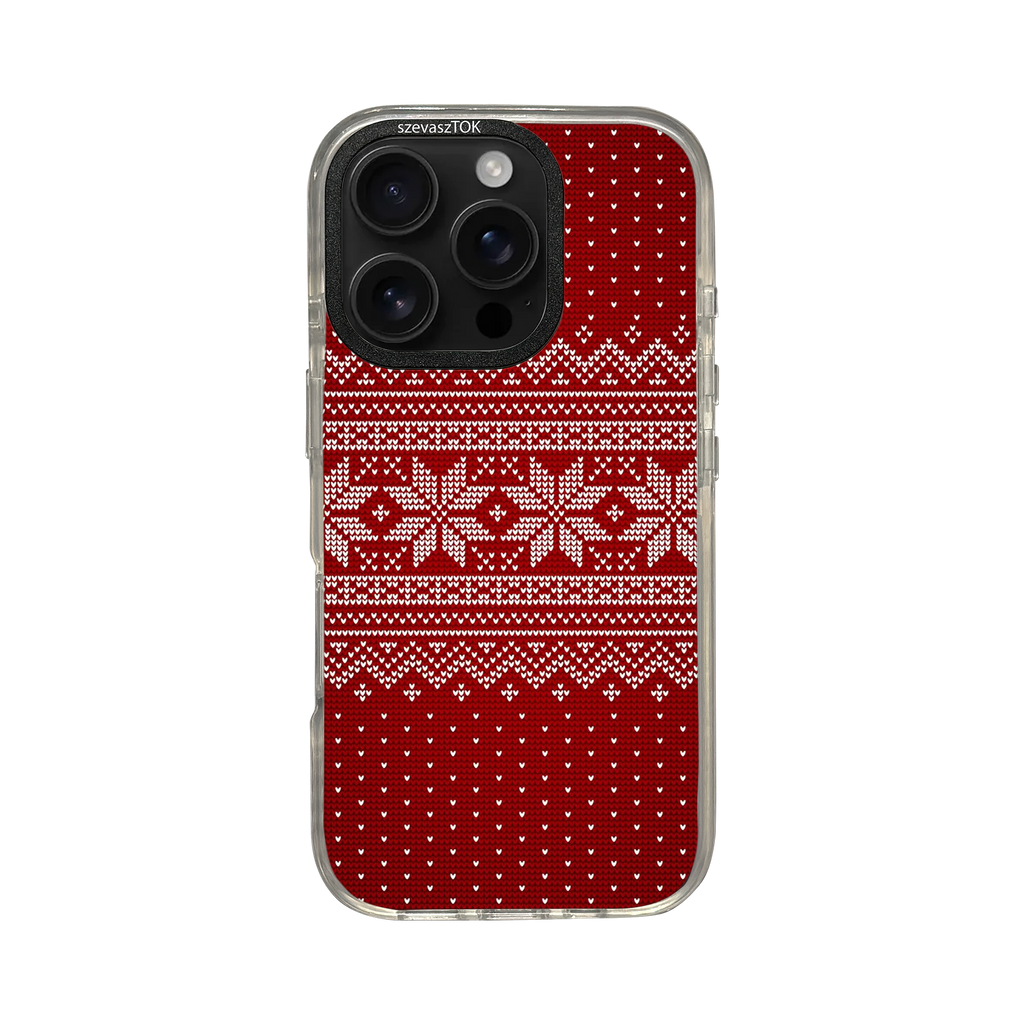 szevaszTOK MagSafe - Csúnya pulcsi Piros Karácsony