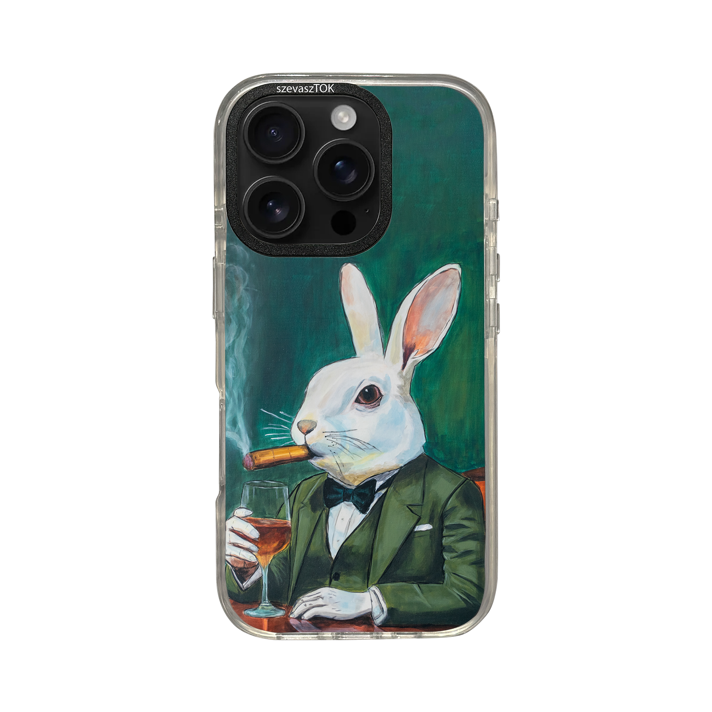 szevaszTOK MagSafe - Fehér nyúl