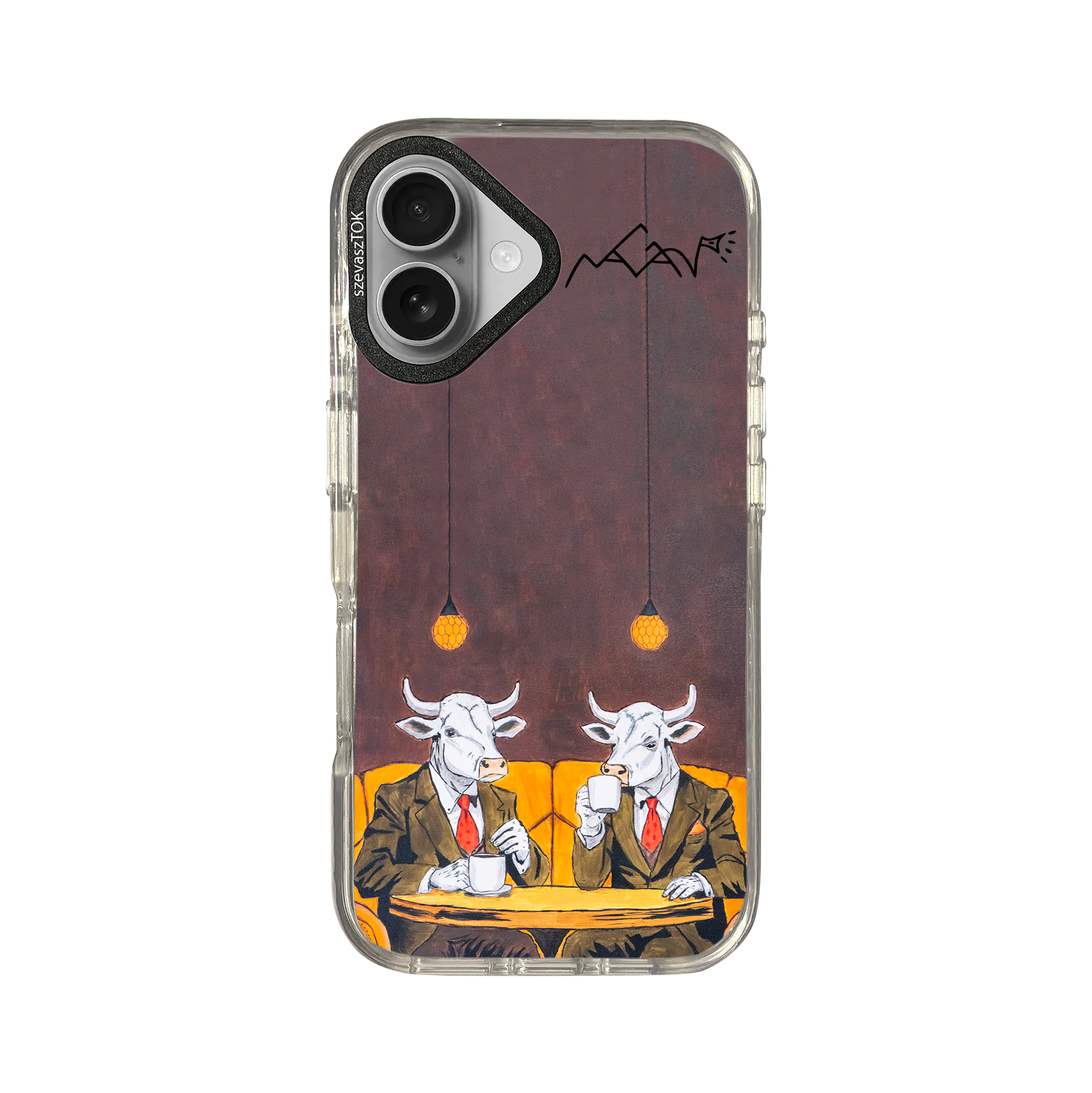 szevaszTOK MagSafe - Kávézó bikák