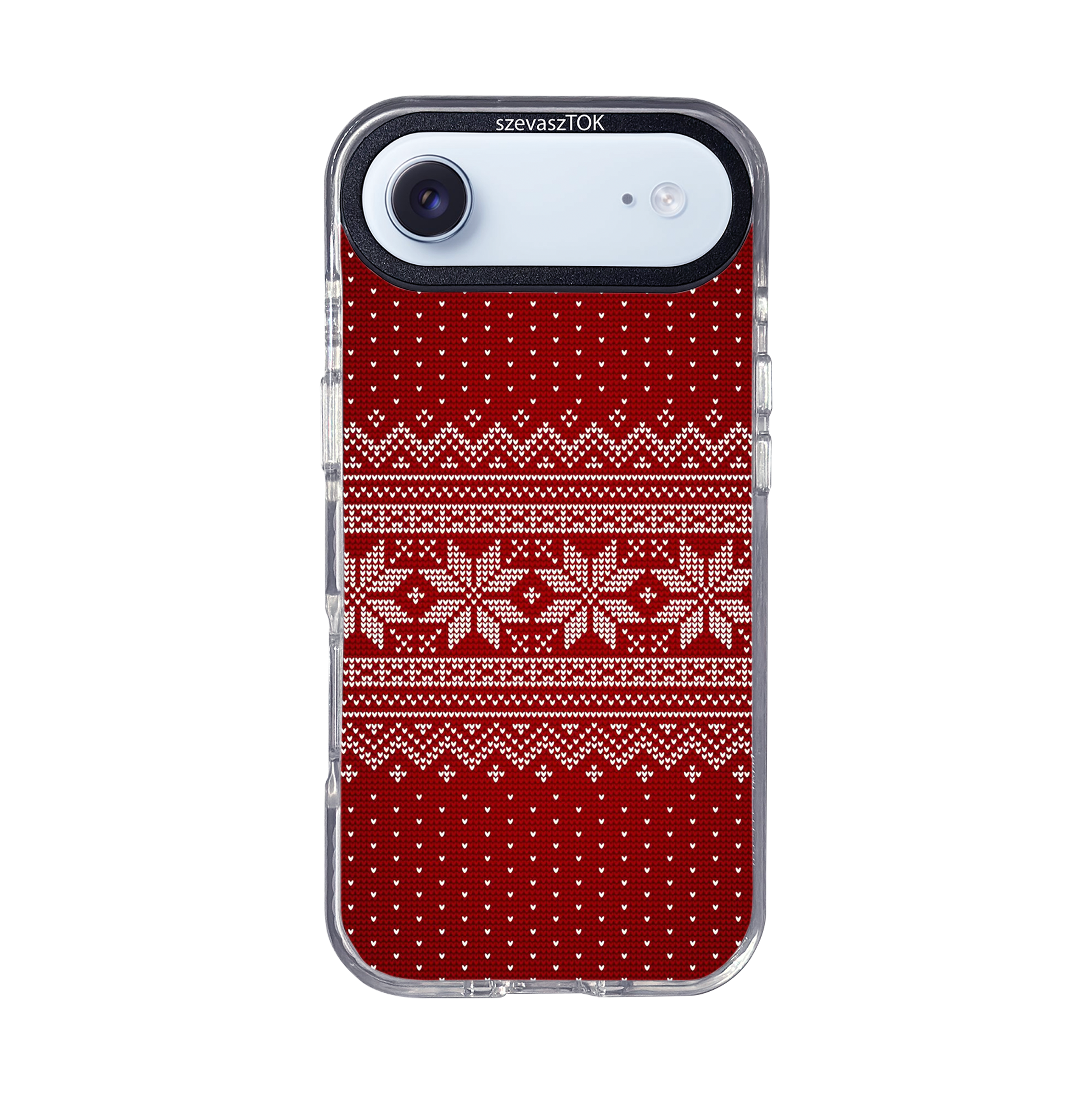 szevaszTOK MagSafe - Csúnya pulcsi Piros Karácsony