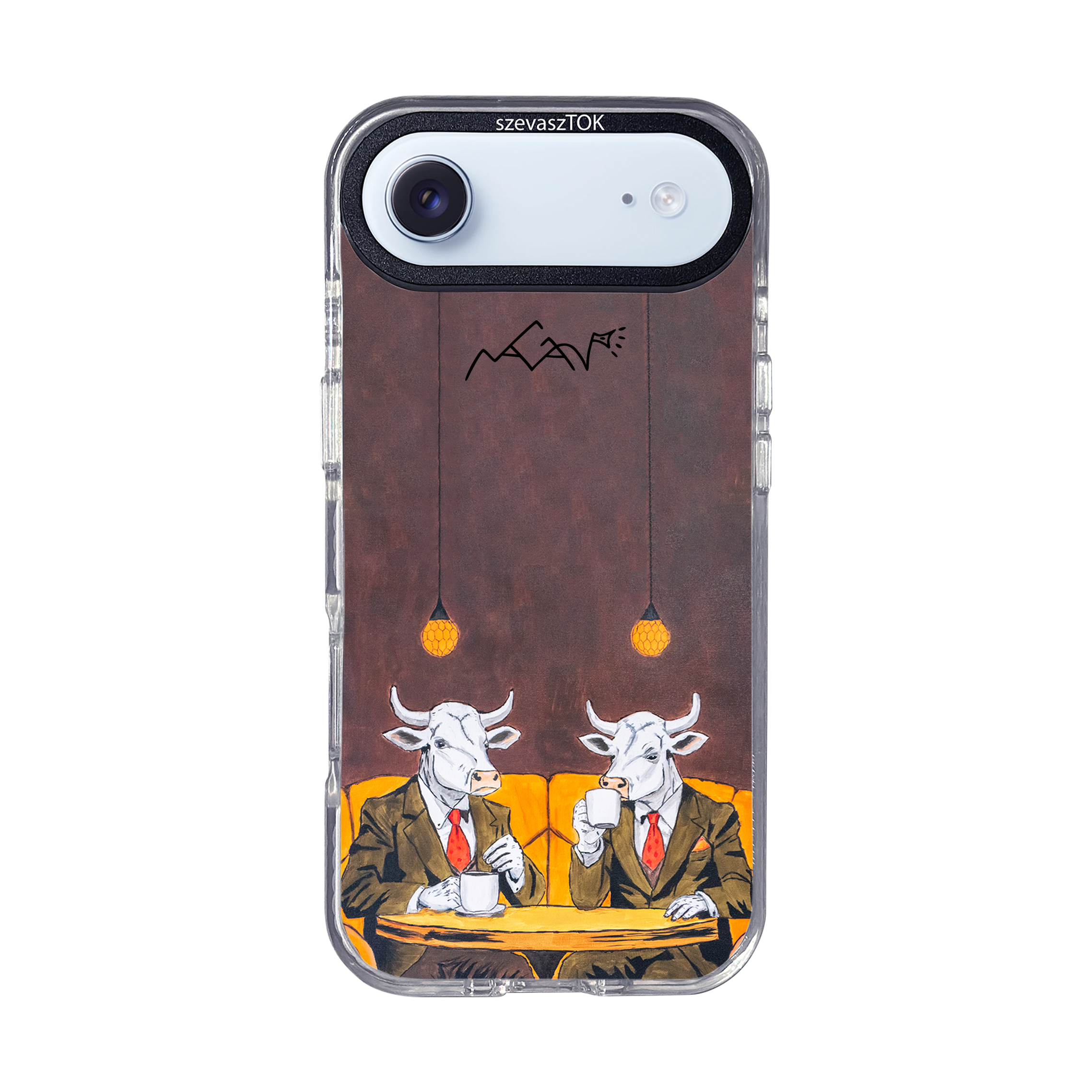 szevaszTOK MagSafe - Kávézó bikák