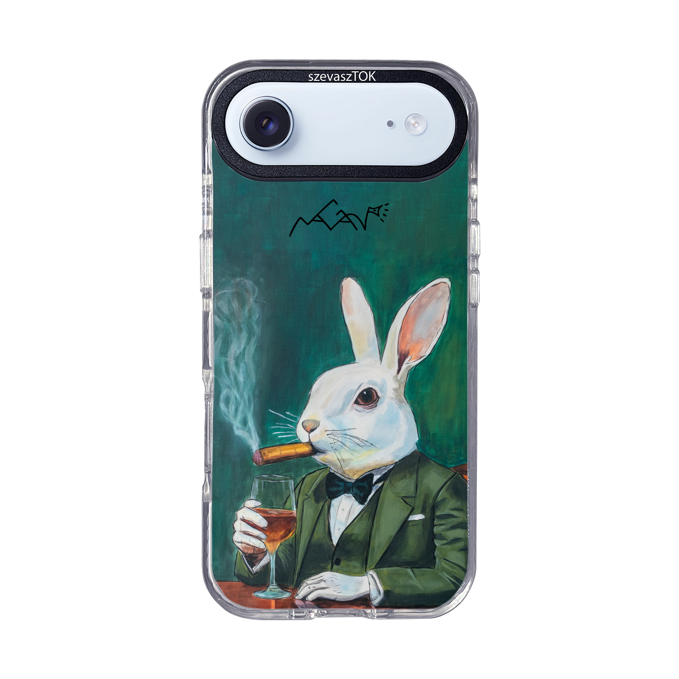 szevaszTOK MagSafe - Fehér nyúl