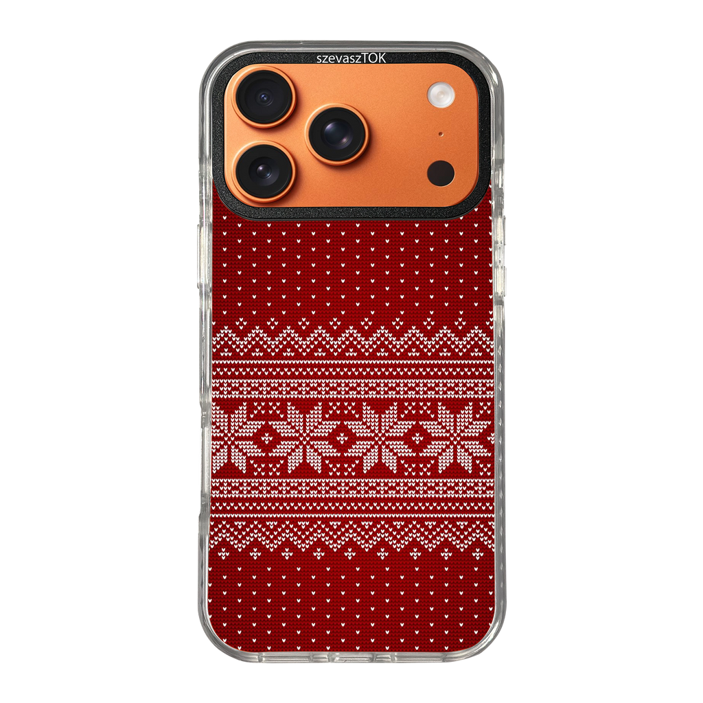 szevaszTOK MagSafe - Csúnya pulcsi Piros Karácsony