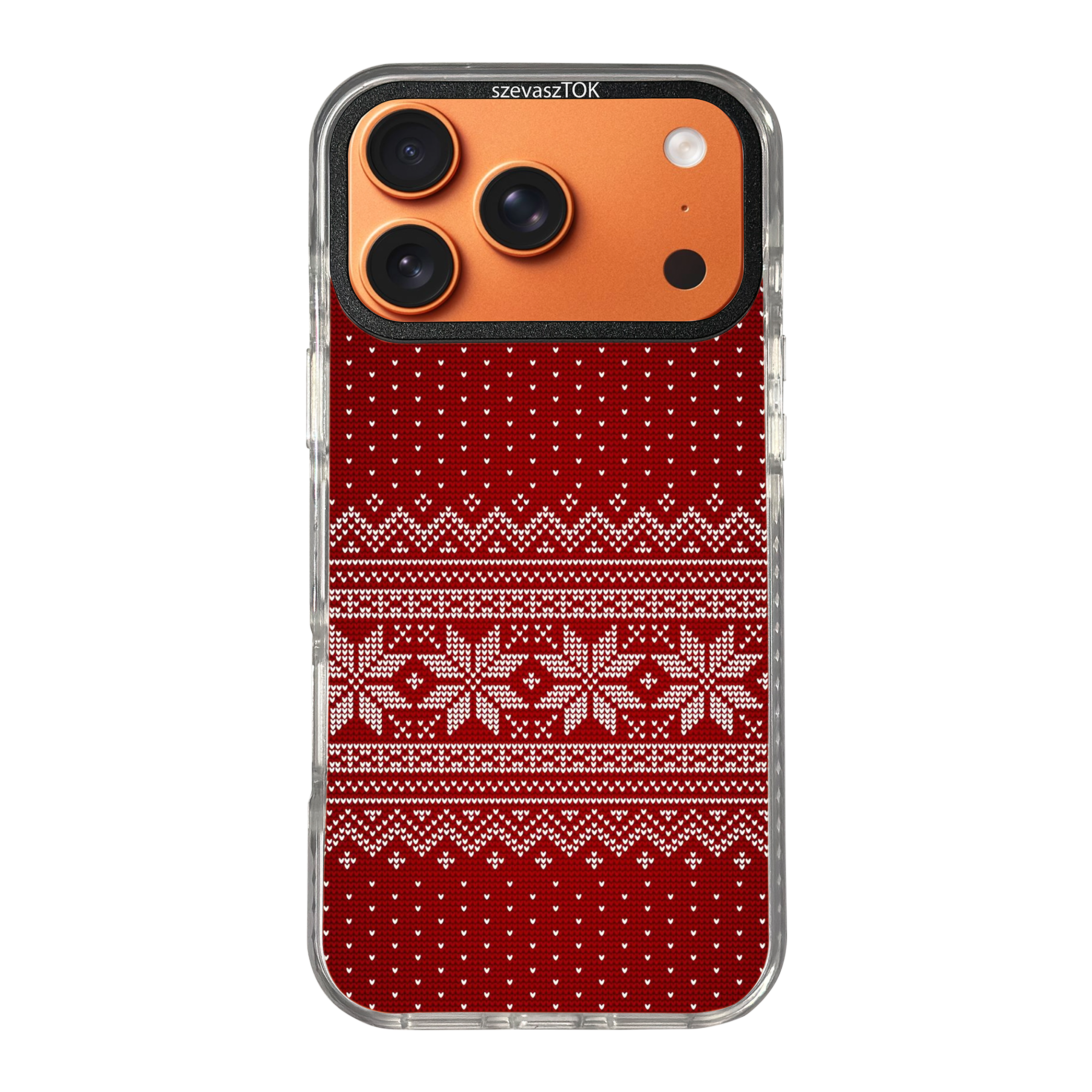 szevaszTOK MagSafe - Csúnya pulcsi Piros Karácsony