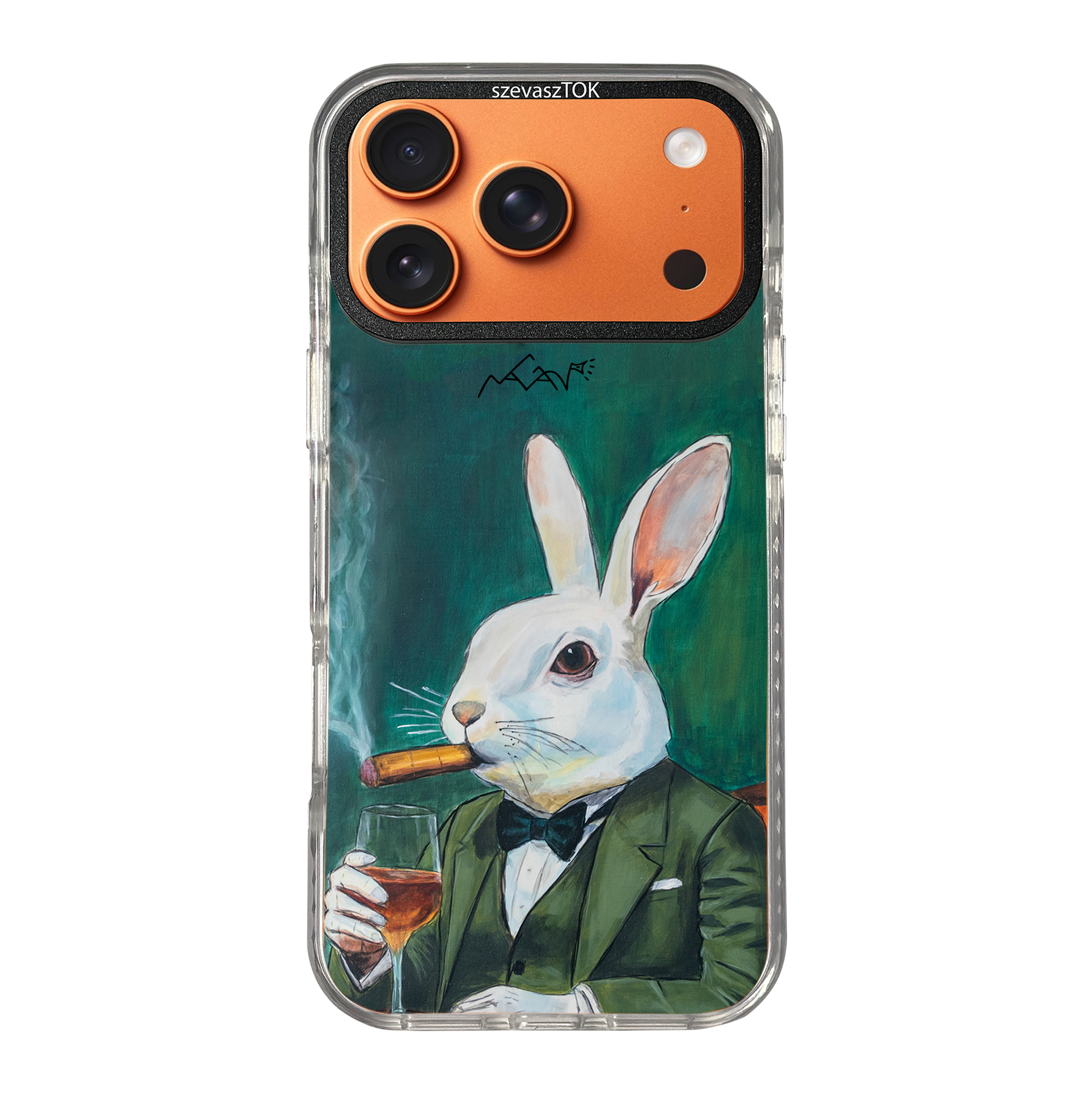 szevaszTOK MagSafe - Fehér nyúl