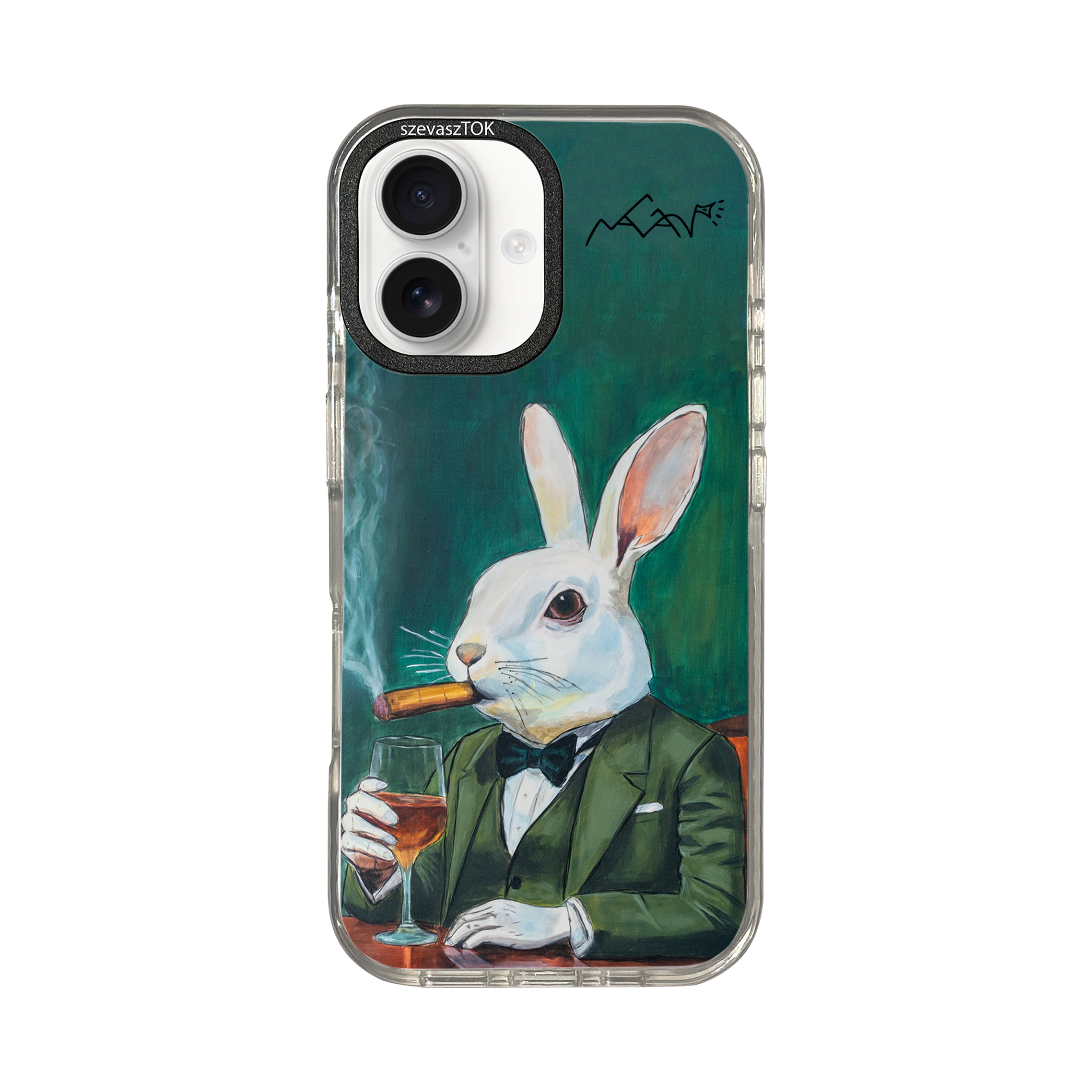 szevaszTOK MagSafe - Fehér nyúl