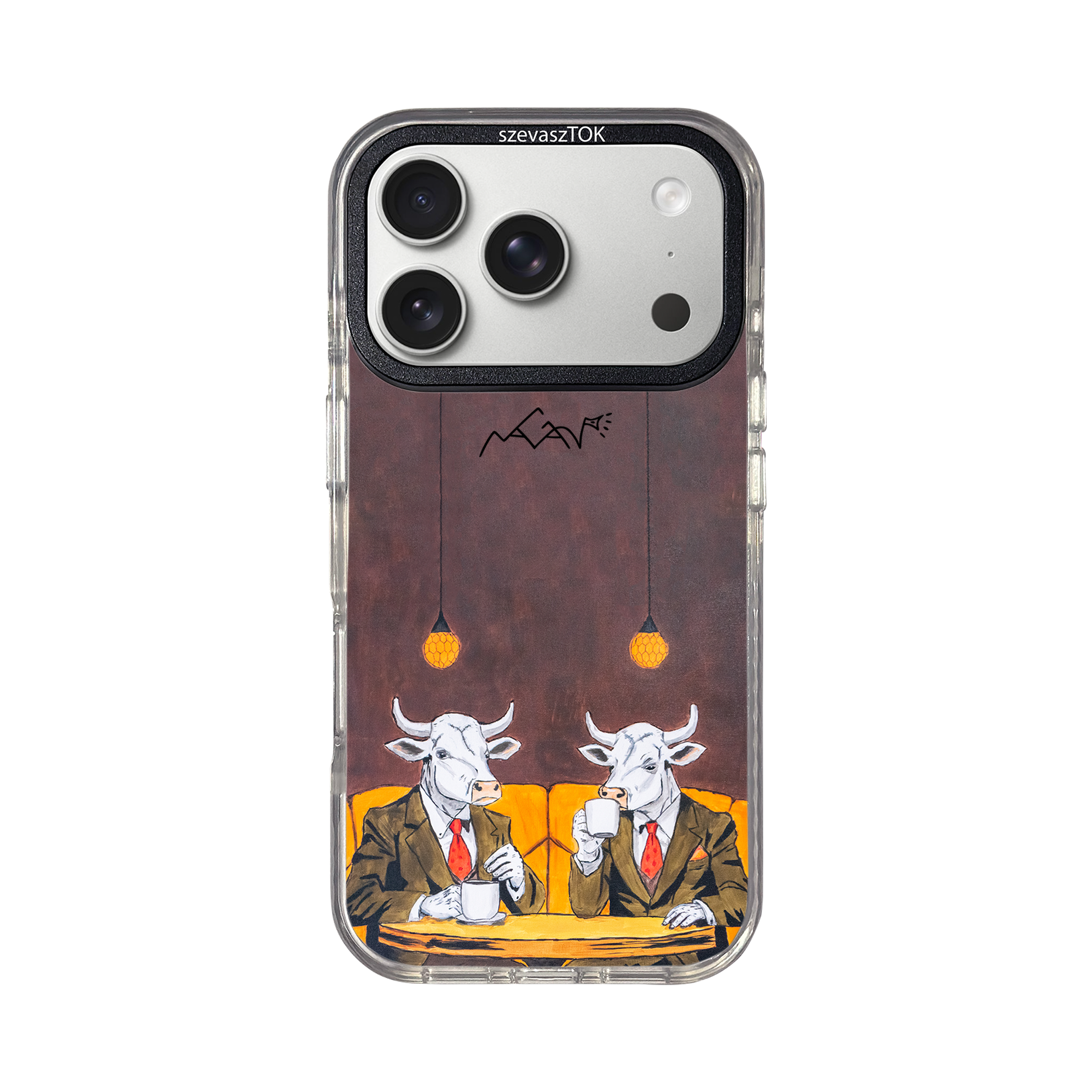 szevaszTOK MagSafe - Kávézó bikák