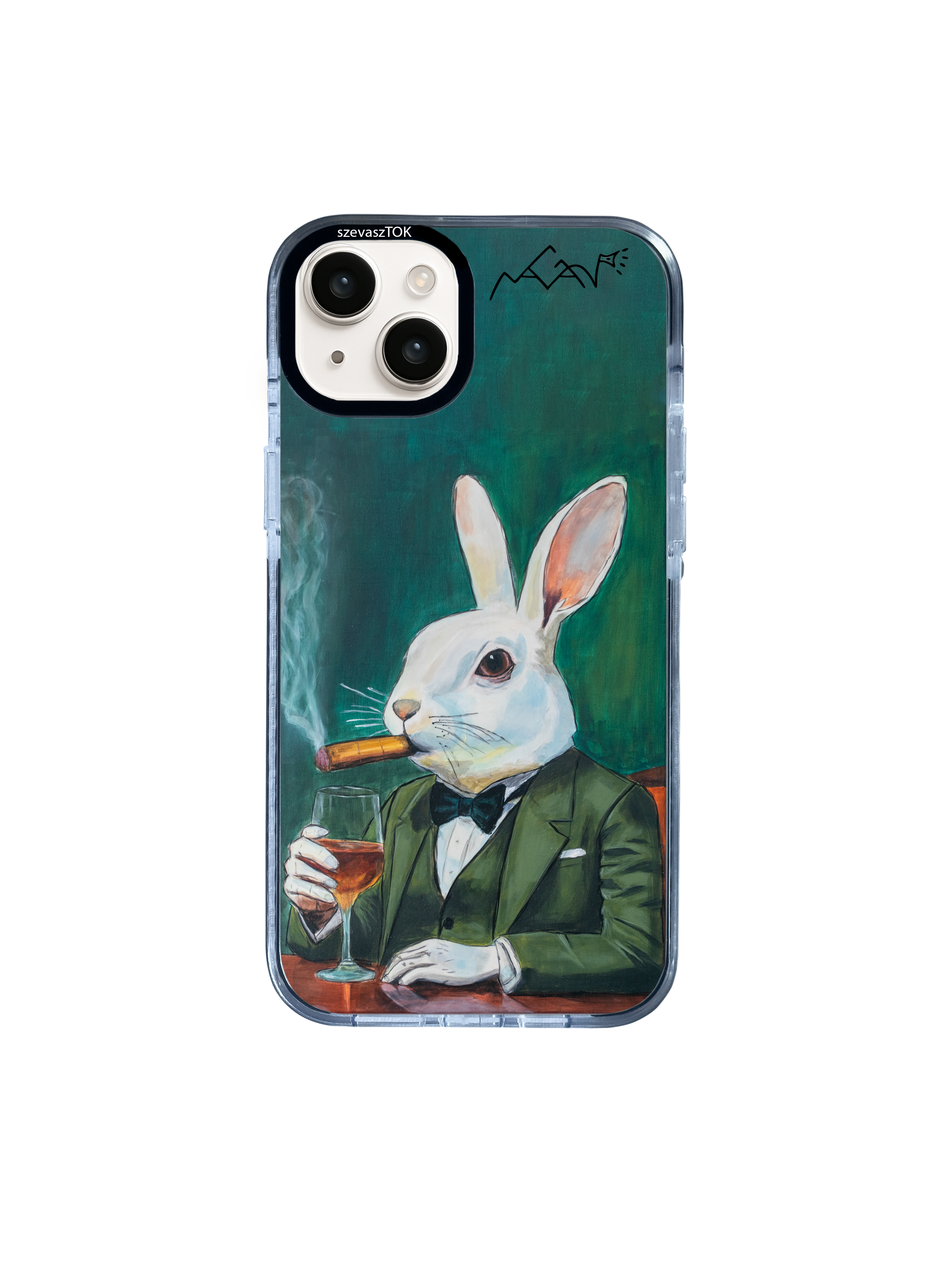 szevaszTOK MagSafe - Fehér nyúl